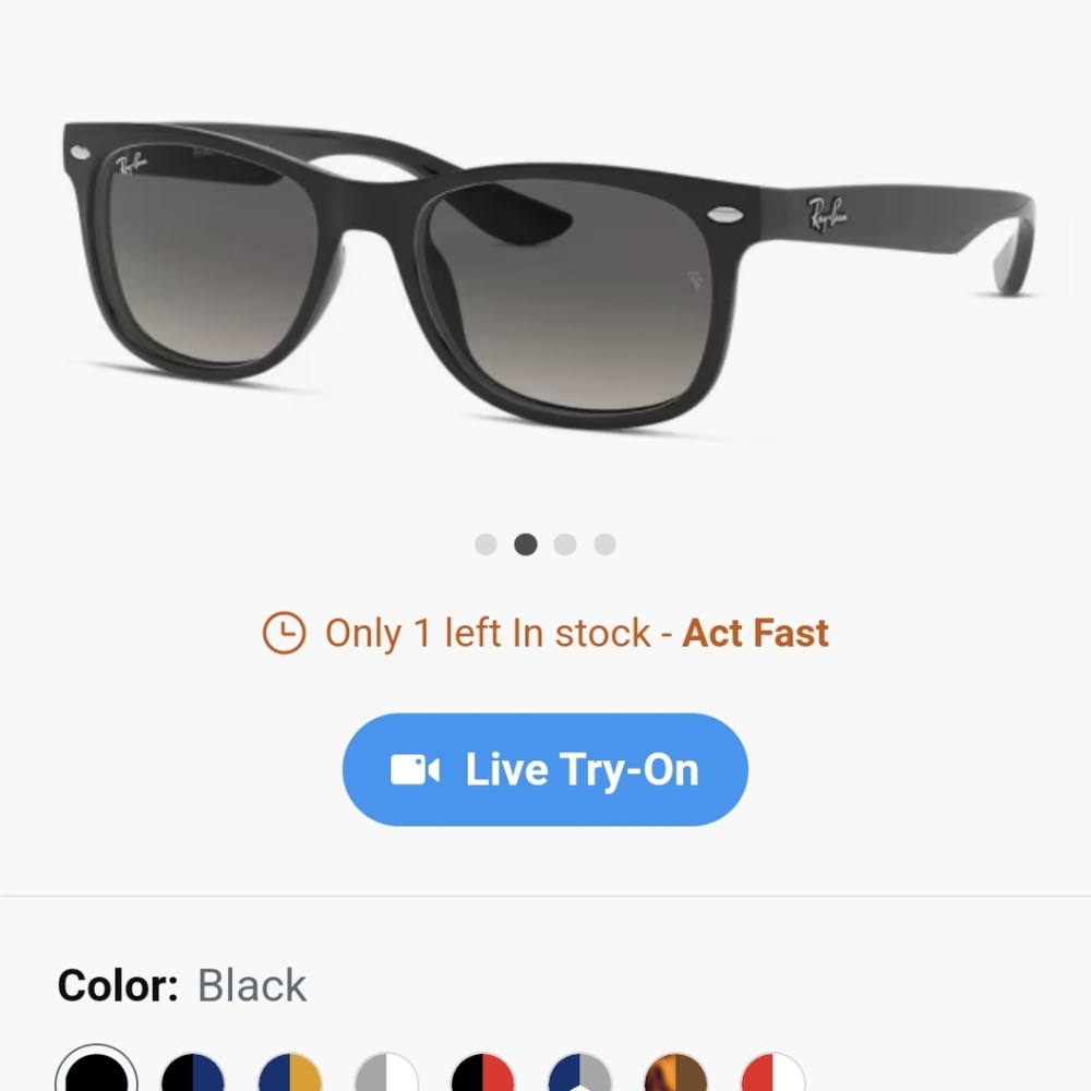 Ray-Ban Jr sunglasses black - Picture 2 of 9